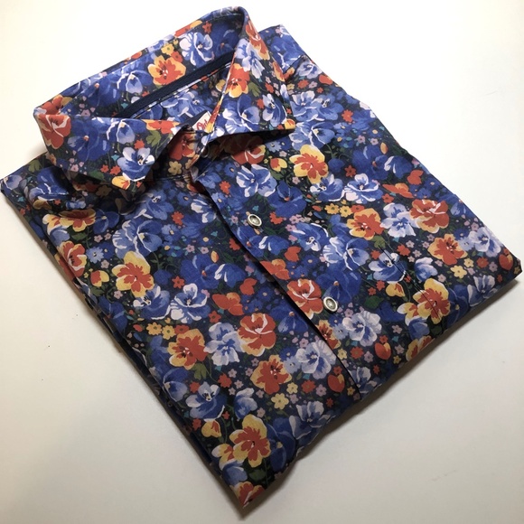 Johnnie O Hangin’ Out Floral Button Up Shirt - Barren Oceanside. - Picture 16 of 16